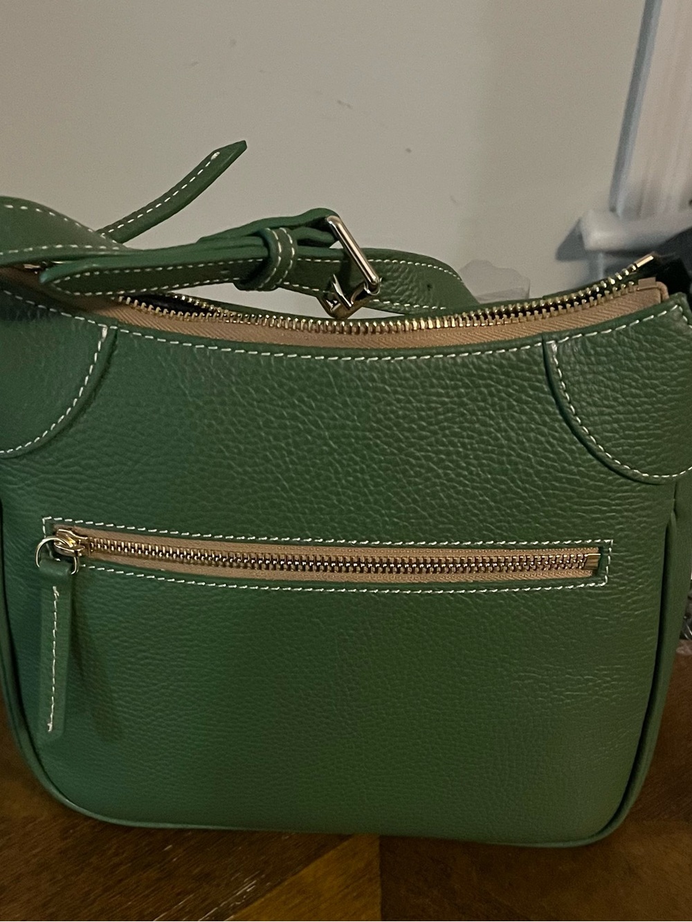 Dooney & Bourke Green Pebble Leather Shoulder Bag - NWT - Picture 3 of 7
